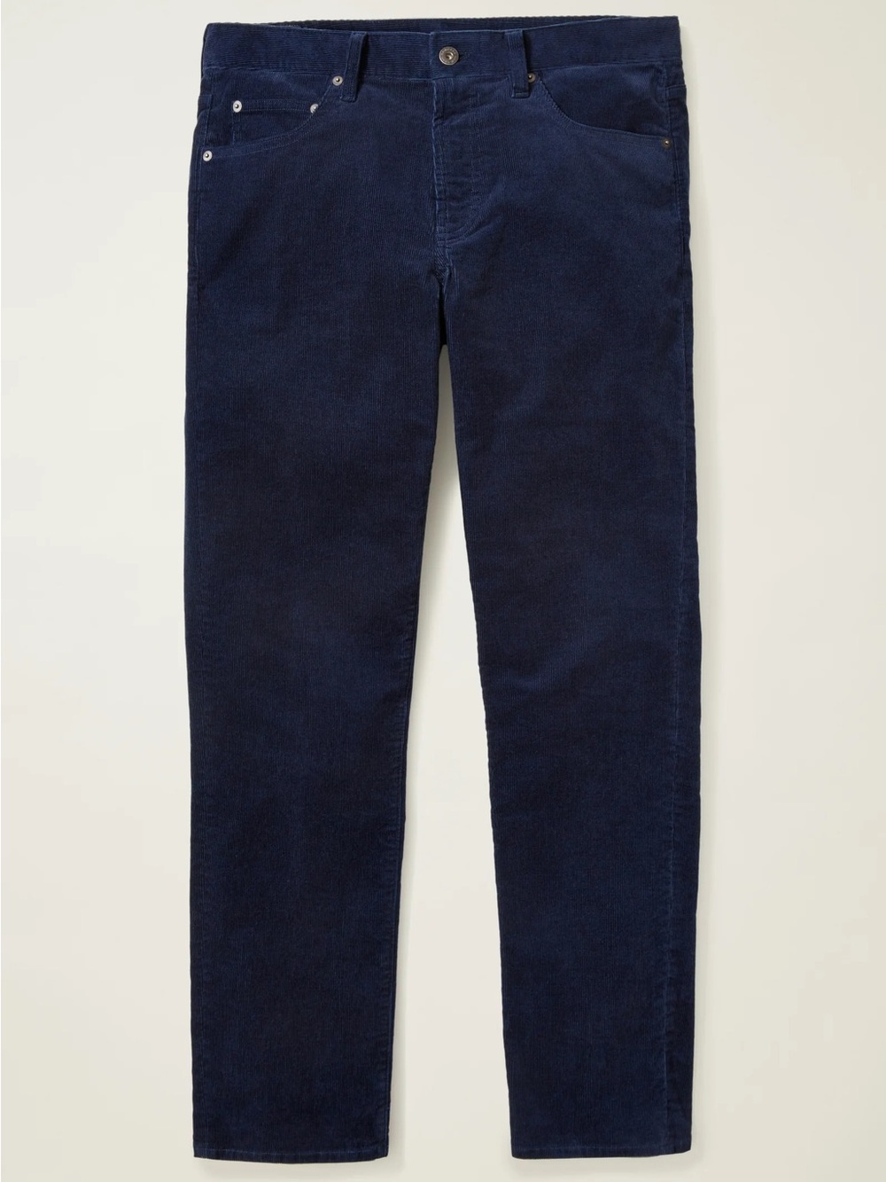 Bonobos Slim Straight Navy Corduroy Pants